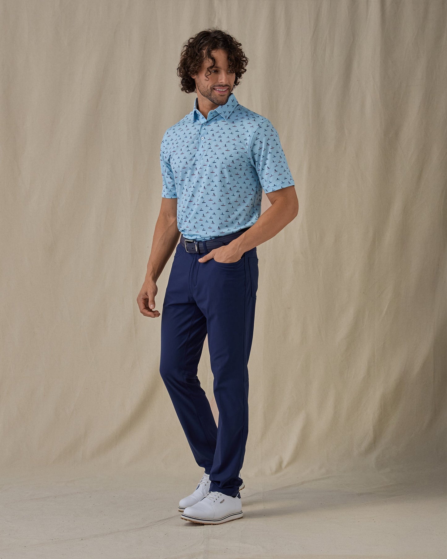Straight Down Dog Paddle Polo - Cool Blue