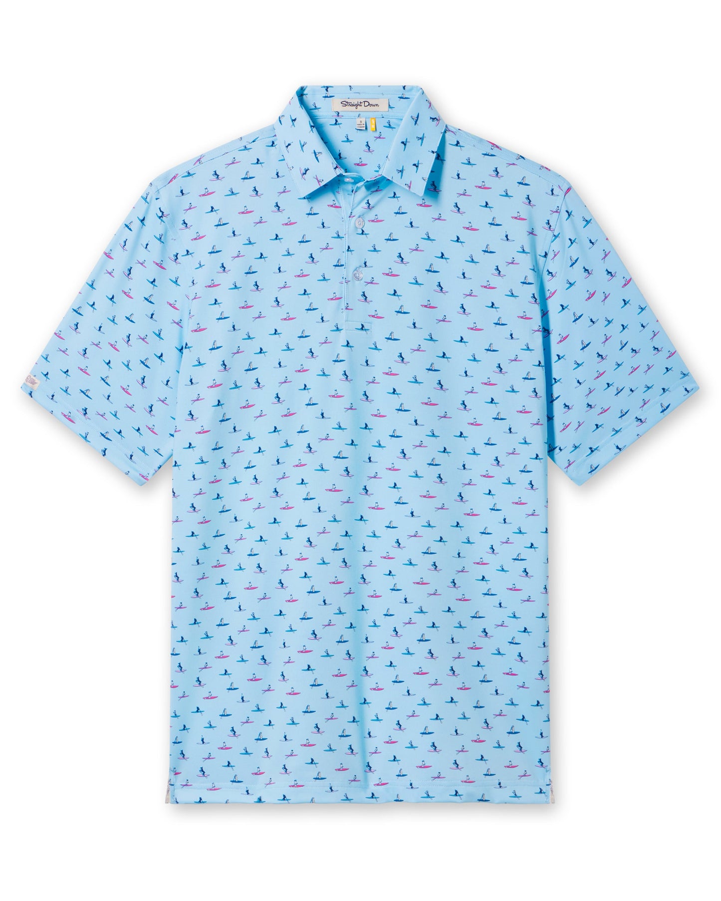 Straight Down Dog Paddle Polo - Cool Blue