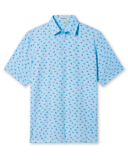 Straight Down Dog Paddle Polo - Cool Blue