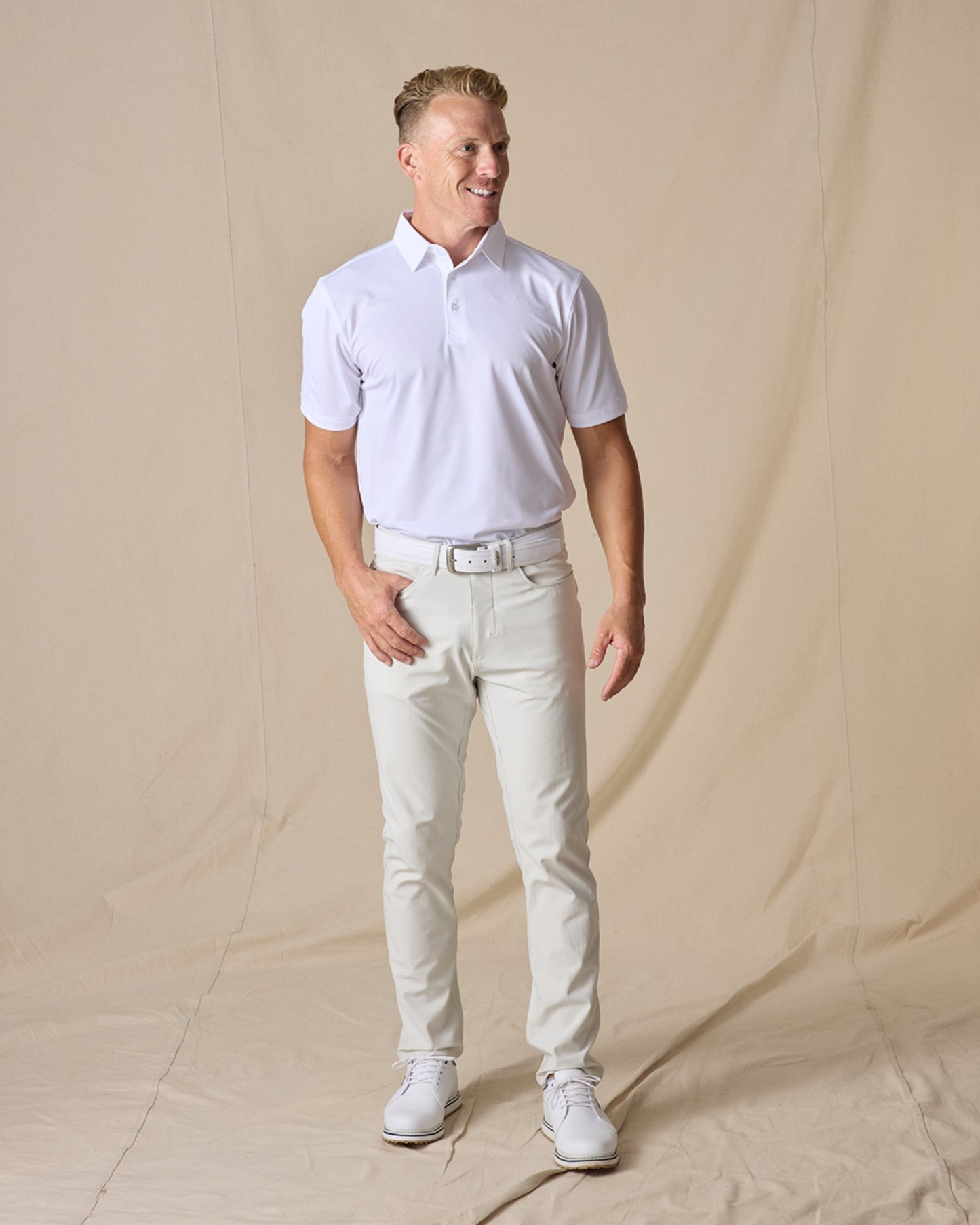 Straight Down Sullivan Polo & Breathable Air Mesh Golf Shirt