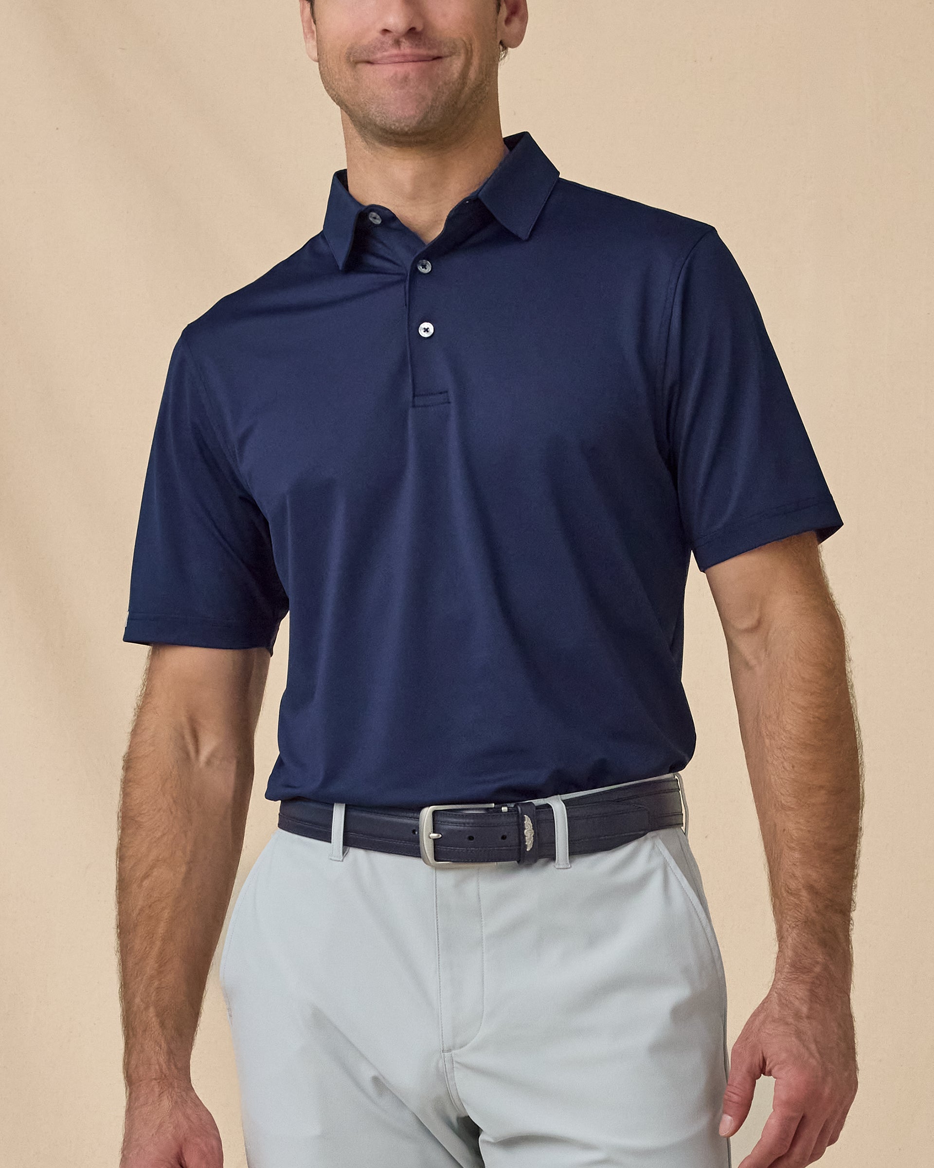 Straight Down Sullivan Polo & Breathable Air Mesh Golf Shirt
