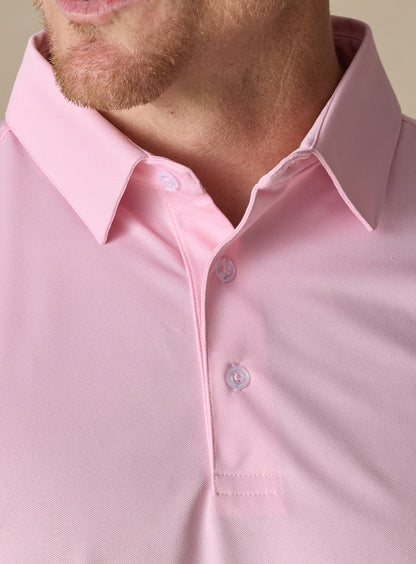 Straight Down Sullivan Polo - Pink Lemonade