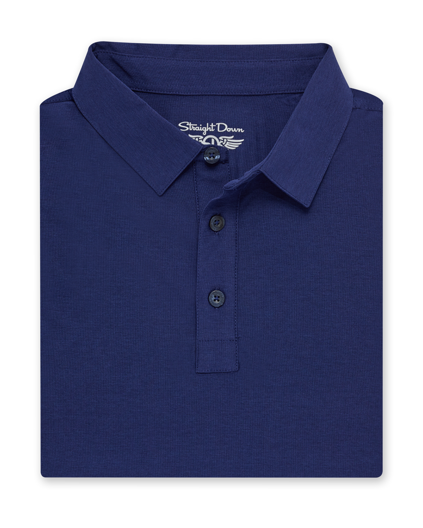 Straight Down Dodge Polo - Dark Indigo