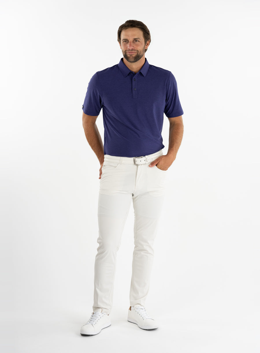 Straight Down Dodge Polo - Dark Indigo