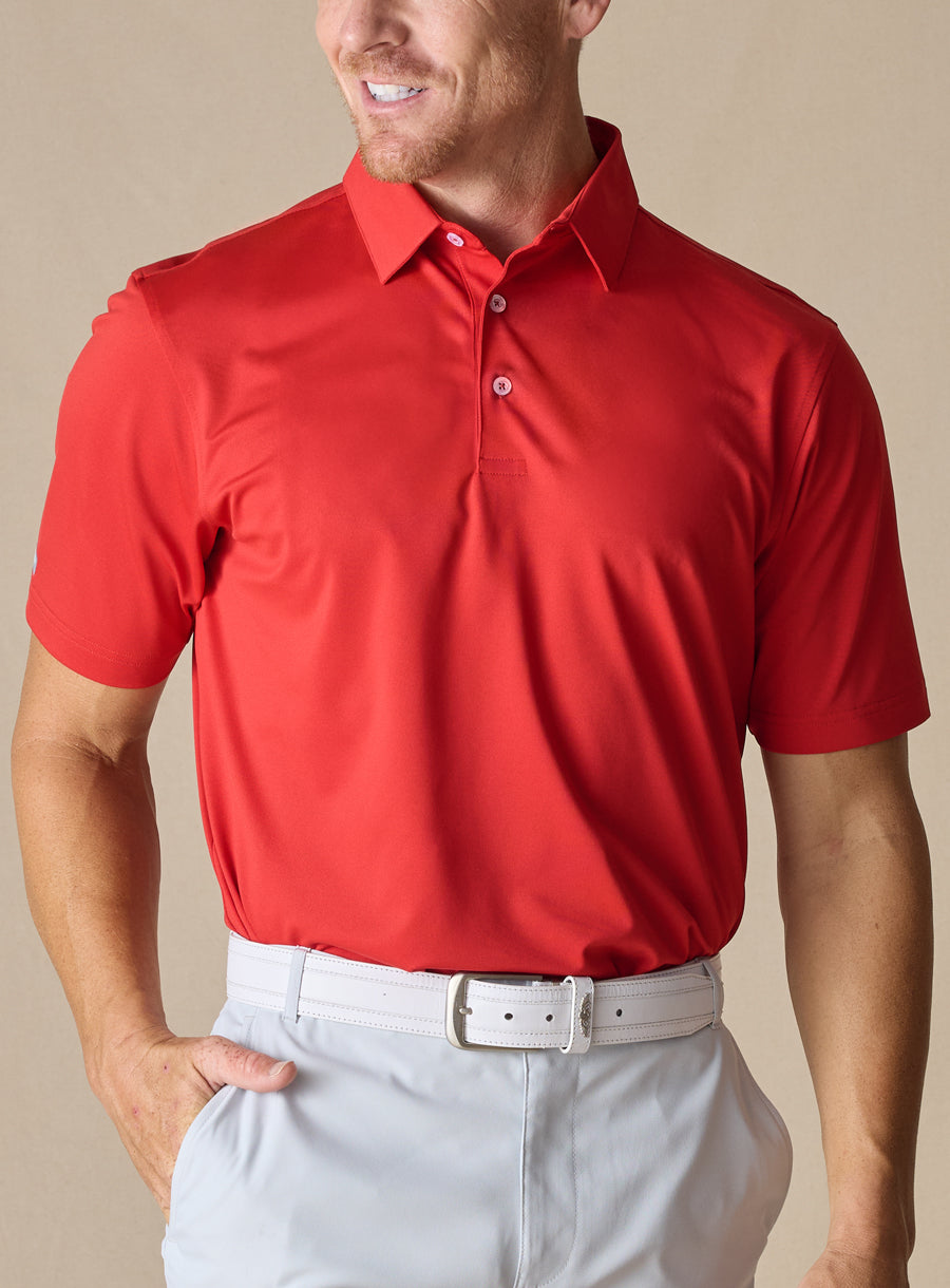 Straight Down Sullivan Polo & Breathable Air Mesh Golf Shirt