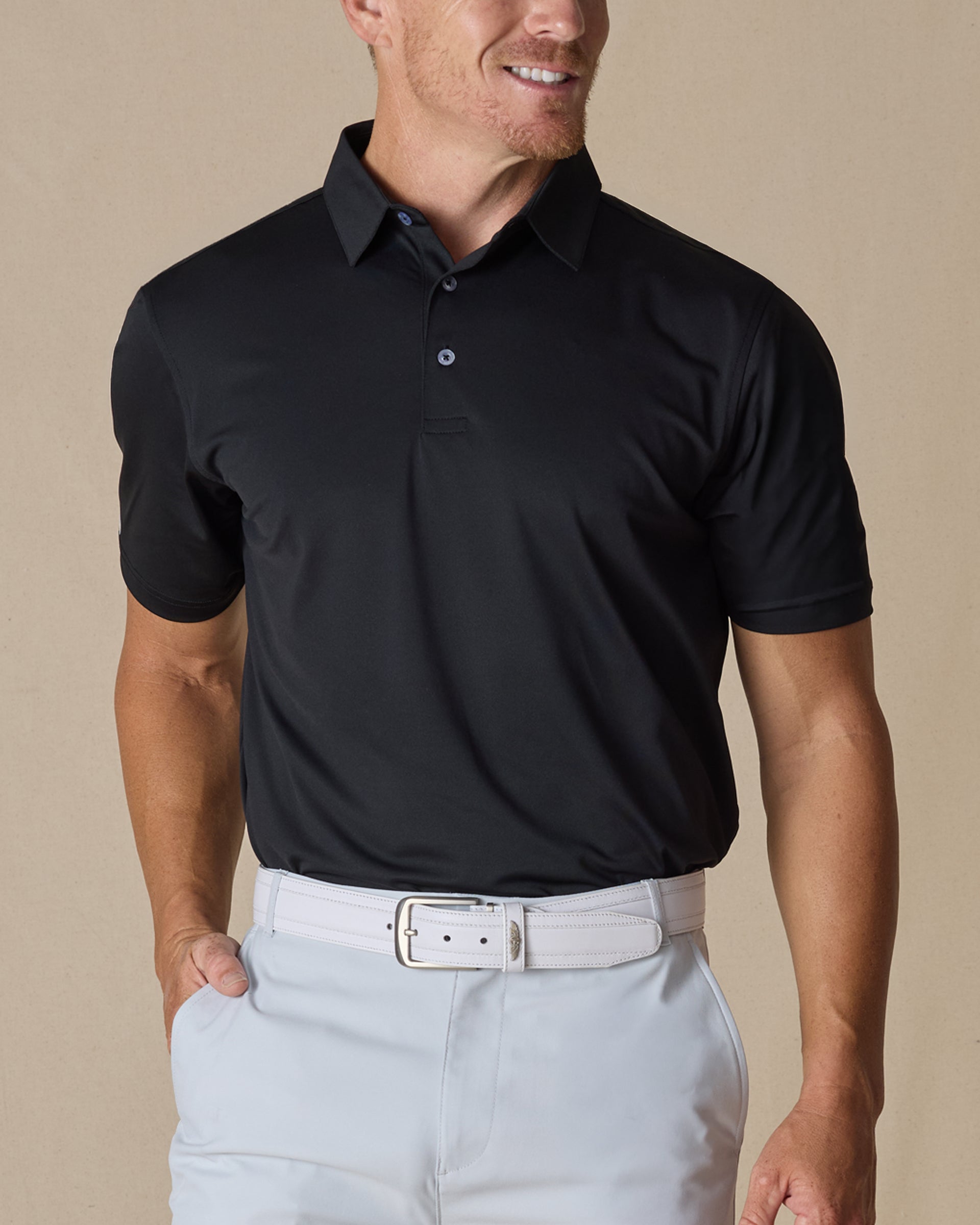 Straight Down Sullivan Polo & Breathable Air Mesh Golf Shirt