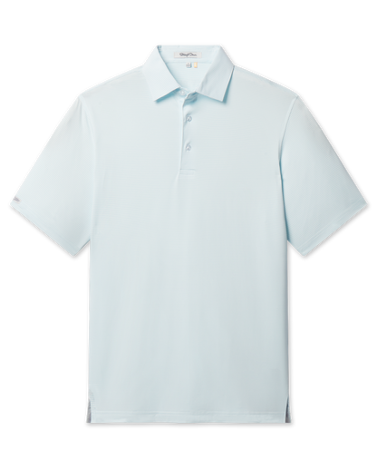 Straight Down Peninsula Stripe Polo - Sea Spray