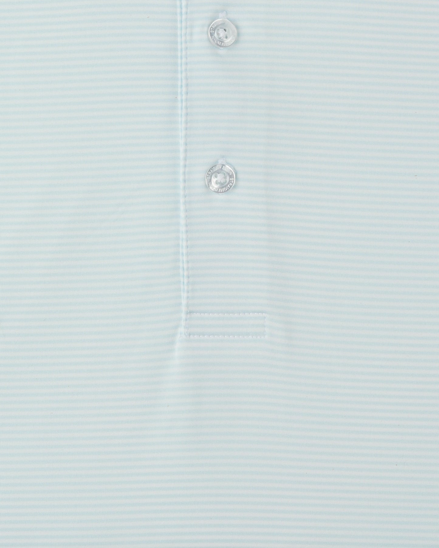 Straight Down Peninsula Stripe Polo - Sea Spray